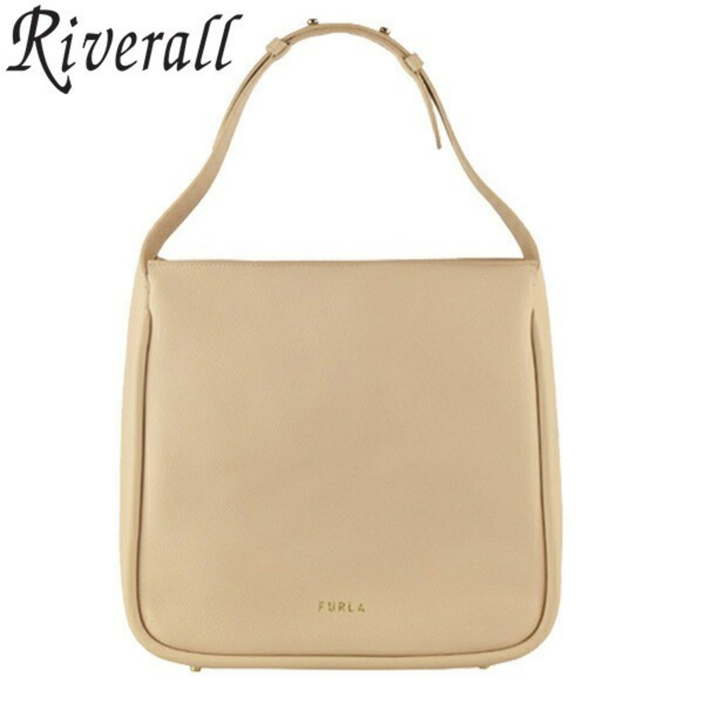 Furla Tote Leather Bag Ballerina Beige